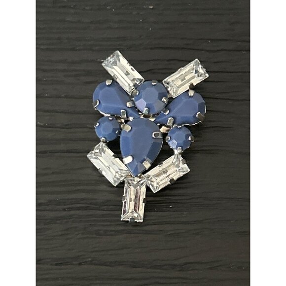 Lot of 13 Vintage & Non-Vintage Brooches/Pins Rhinestone & Enamel Accents Bling - Picture 4 of 14